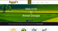 Desktop Screenshot of annaiagro.com